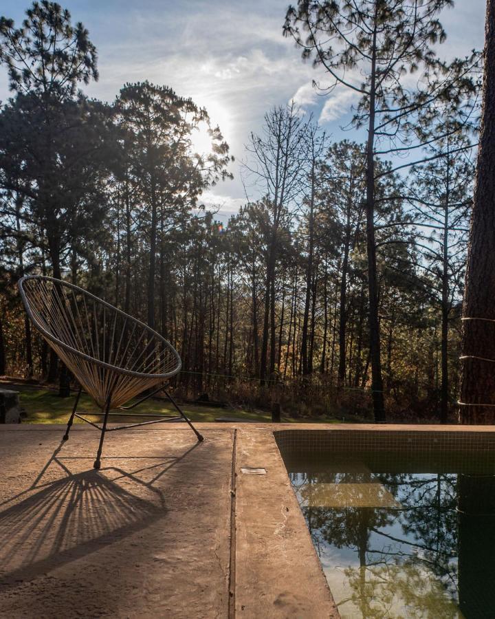 Cabana Lujo Con Alberca Climatizada Vistas Al Bosque De マサミトラ エクステリア 写真