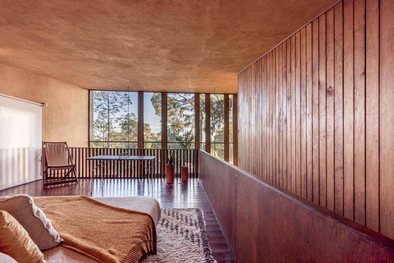 Cabana Lujo Con Alberca Climatizada Vistas Al Bosque De マサミトラ エクステリア 写真