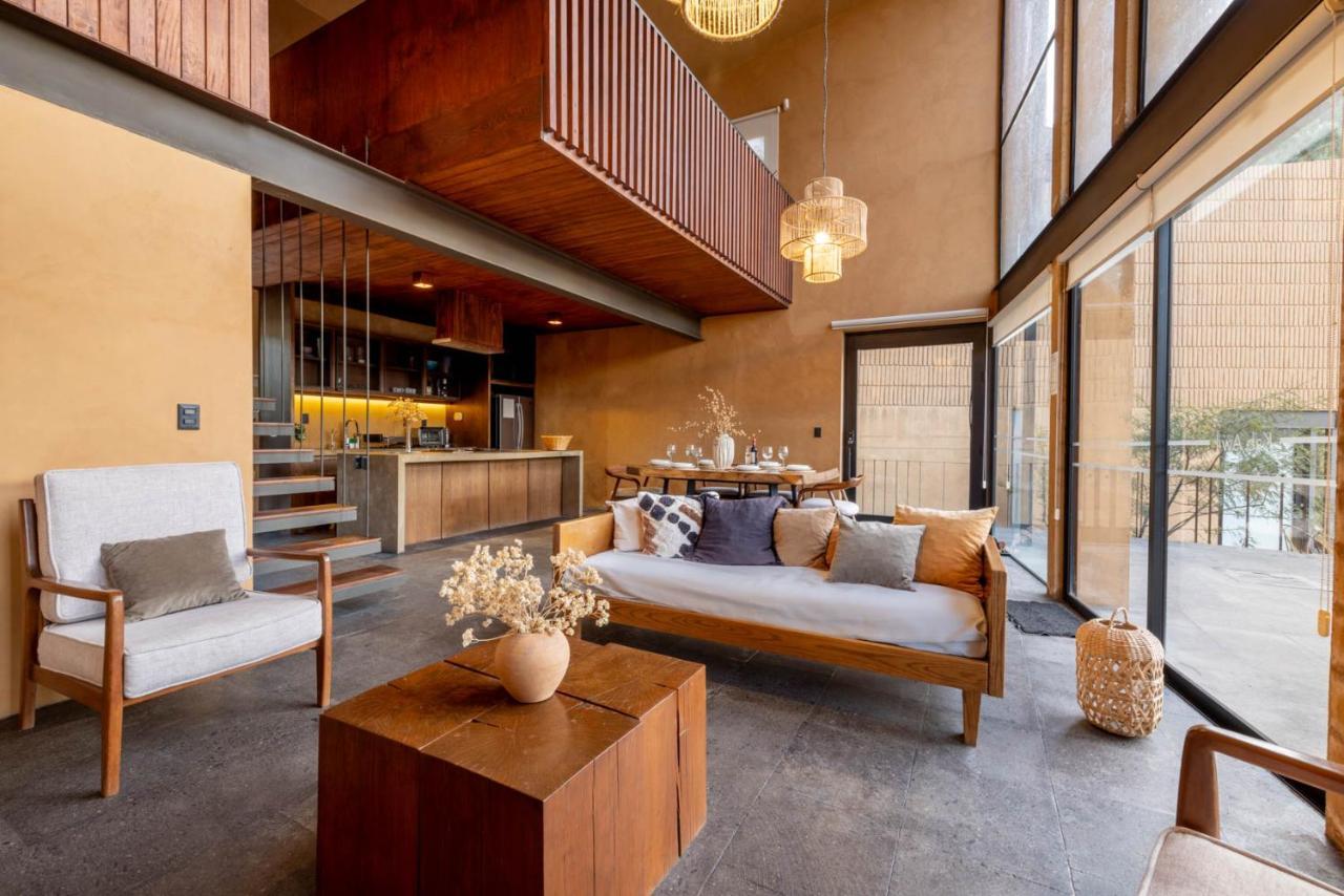 Cabana Lujo Con Alberca Climatizada Vistas Al Bosque De マサミトラ エクステリア 写真