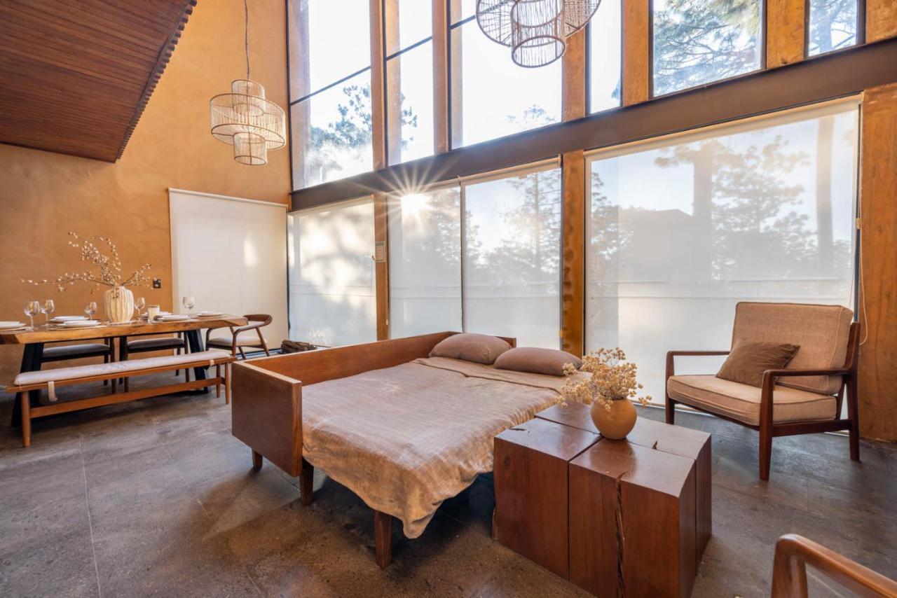 Cabana Lujo Con Alberca Climatizada Vistas Al Bosque De マサミトラ エクステリア 写真