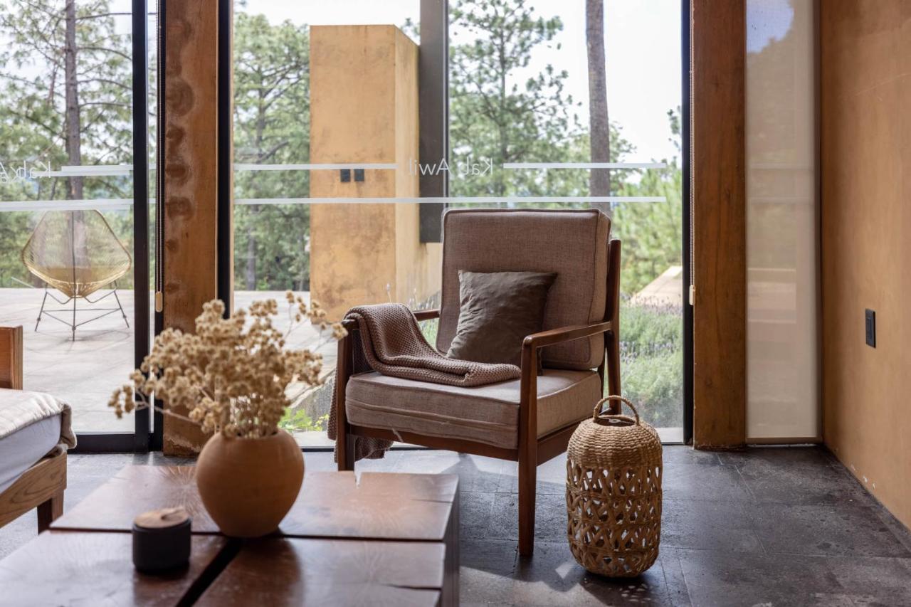 Cabana Lujo Con Alberca Climatizada Vistas Al Bosque De マサミトラ エクステリア 写真